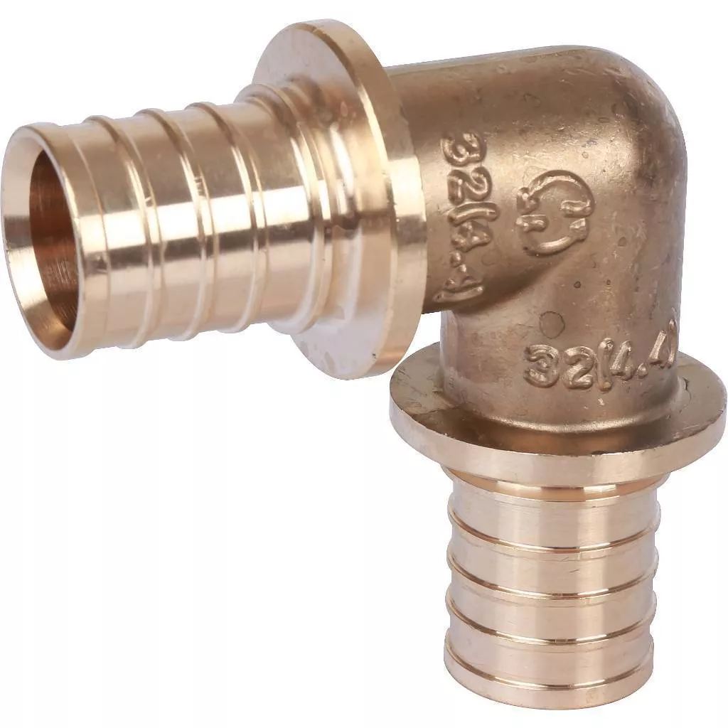 Купить SFA-0007-000032 STOUT  Угольник  90° 32 для труб из сшитого полиэтилена аксиальный STOUT по лучшей цене с доставкой - интернет-магазин Прогрессивные решения