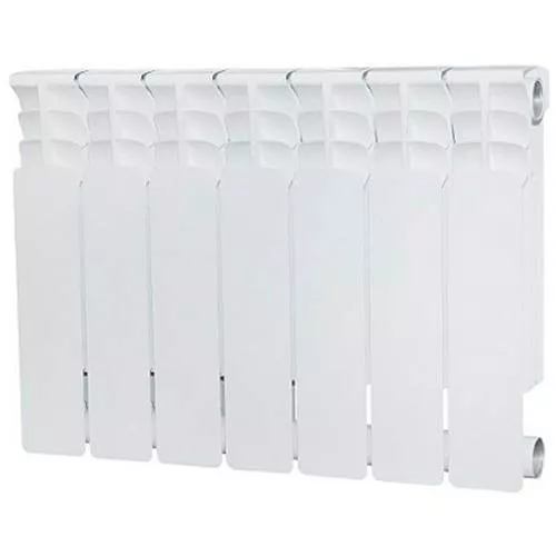 STOUT  Space 350 7 секций радиатор биметаллический боковое подключение RAL9016 STOUT SRB-0310-035007 по лучшей цене с доставкой - интернет-магазин Прогрессивные решения