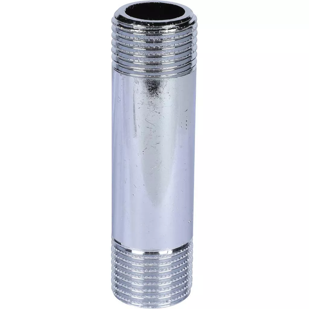 Купить SFT-0061-001275 STOUT  Удлинитель НН хромированный 1/2"x75 STOUT по лучшей цене с доставкой - интернет-магазин Прогрессивные решения