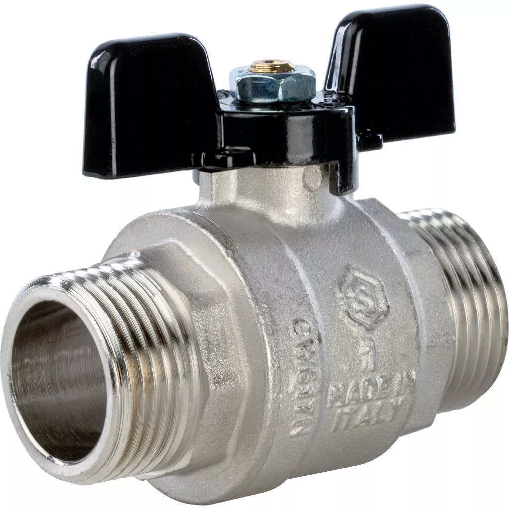 STOUT  Кран шаровой полнопроходной, НР/НР, ручка бабочка 1 STOUT SVB-0006-000025 по лучшей цене с доставкой - интернет-магазин Прогрессивные решения