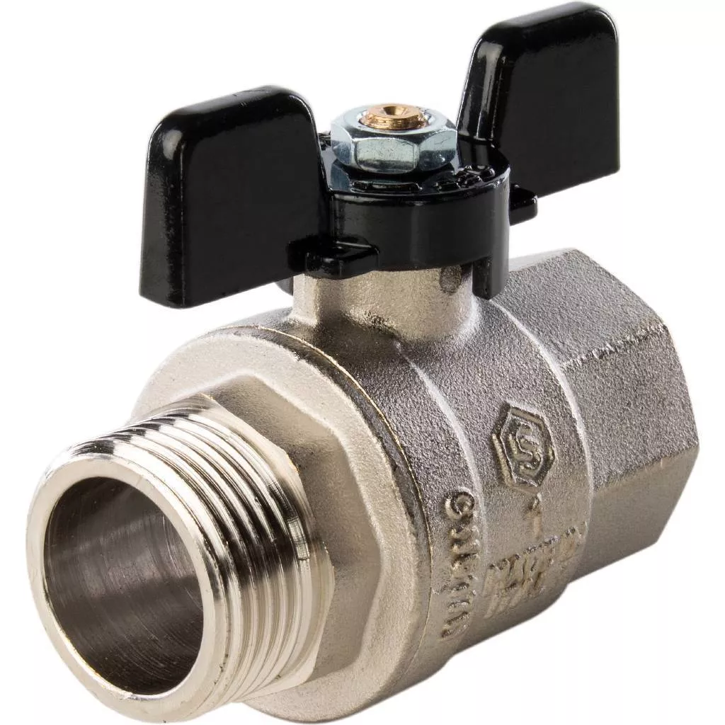 Купить SVB-0004-000025 STOUT  Кран шаровой полнопроходной, ВР/НР, ручка бабочка 1 STOUT по лучшей цене с доставкой - интернет-магазин Прогрессивные решения